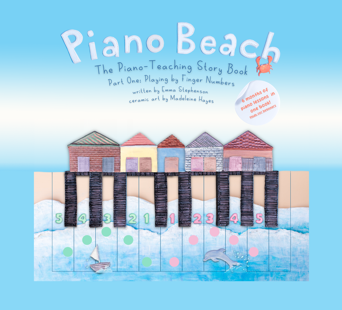 Front cover of Piano Beach: Simple Piano + Story for Kids